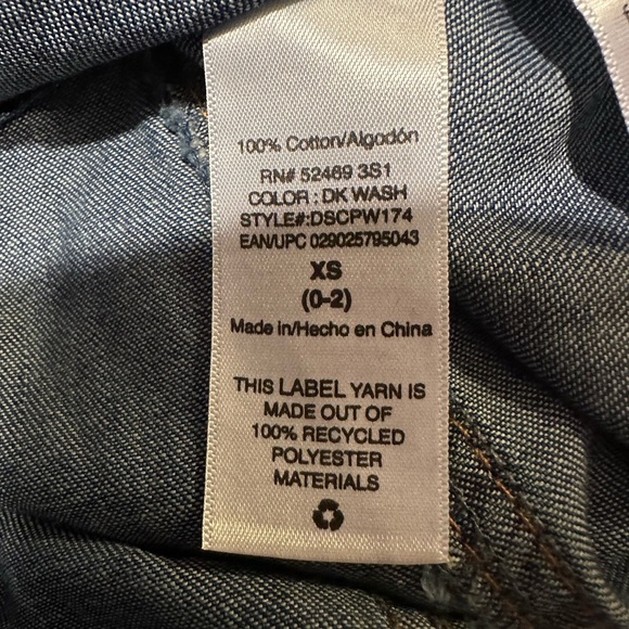 NWT Scoop XS denim tie-neck dress - Picture 8 of 8